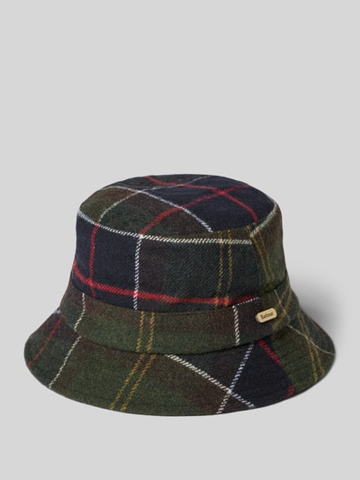 Barbour Hut aus Woll-Baumwoll-Anteil Modell 'HEIDI' Oliv 1