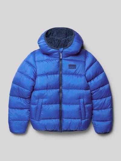Levi’s® Kids Regular Fit Jacke in Stepp-Optik Modell 'Sherpa' Blau 1
