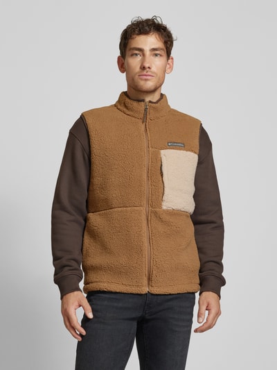 COLUMBIA Gilet met opstaande kraag, model 'Mountain Side' Camel - 4