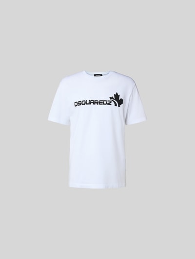 Dsquared2 T-Shirt mit Label-Print Weiss 2