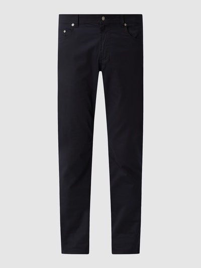 Christian Berg Men Regular fit broek met stretch  Marineblauw - 2