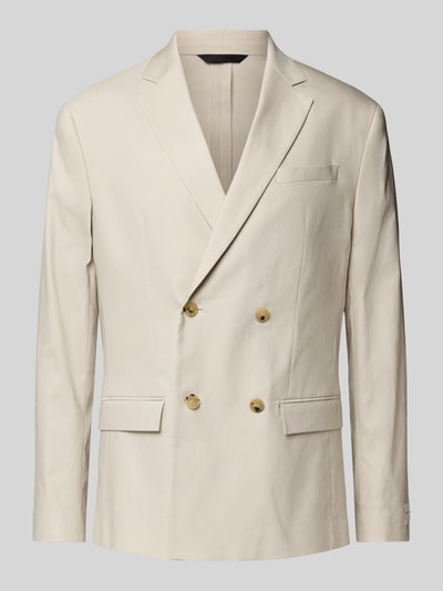 CK Calvin Klein Sakko mit Brustleistentasche Beige 2