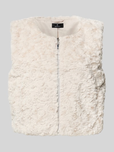 monari Gilet van teddybont met ritssluiting Beige - 2