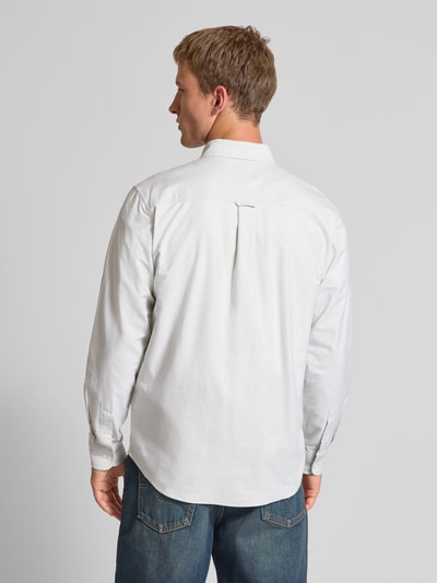 Carhartt Work In Progress Regular Fit Freizeithemd mit Button-Down-Kragen Hellgruen 5