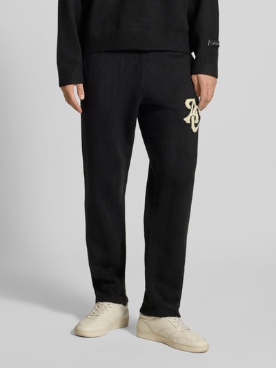 ANOTHER COTTON LAB Sweatpants mit elastischem Bund Black 4