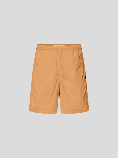 WOOD WOOD Shorts mit Label-Patch Orange 2