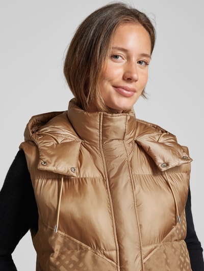 BOSS Bodywarmer met capuchon, model 'Pollimo' Camel - 3