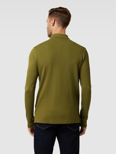 Tommy Hilfiger Slim Fit Poloshirt mit Label-Details Oliv 5