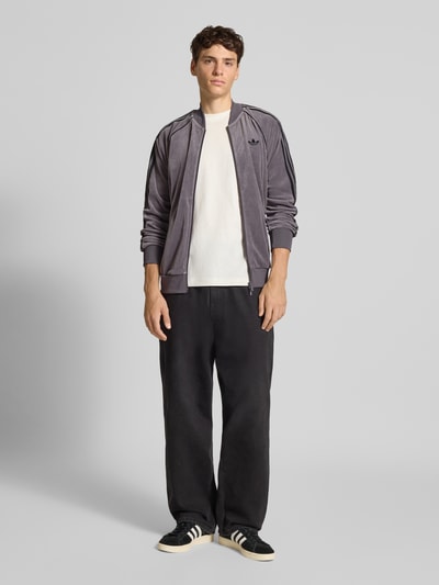 adidas Originals Sweatjacke mit Reißverschluss Anthrazit 1