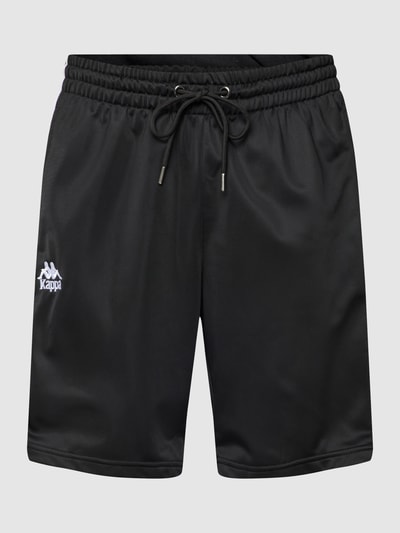 Kappa Sweatshorts mit Label-Stitching Modell 'Taped' Black 2