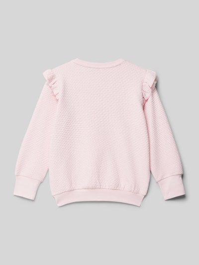 Steiff Regular Fit Sweatshirt mit Label-Patch Rosa 3