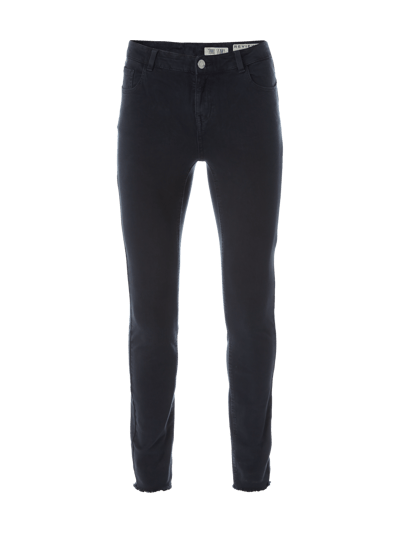 Review Jeansy barwione o kroju skinny fit Niebieski 1