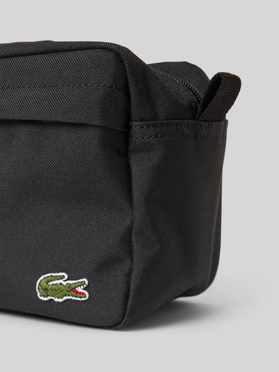 Lacoste Kosmetyczka z naszywką z logo Czarny 2