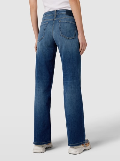 Cambio Wide Fit Jeans mit Knopf- und Reißverschluss Modell 'TESS' Blau 5