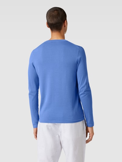 Drykorn Gebreide pullover met ronde hals, model 'IRMINO' Metallic blauw - 5