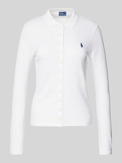 Polo Ralph Lauren Shirt met lange mouwen en labelstitching Wit - 2