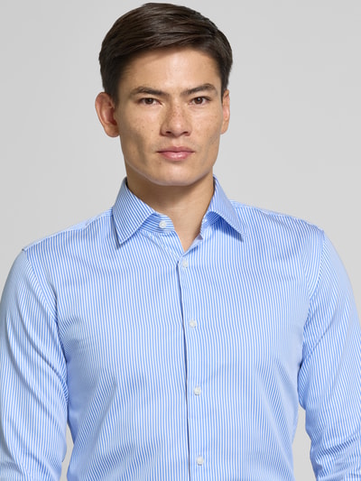 BOSS Koszula casualowa o kroju slim fit z czystej bawełny Błękitny 3