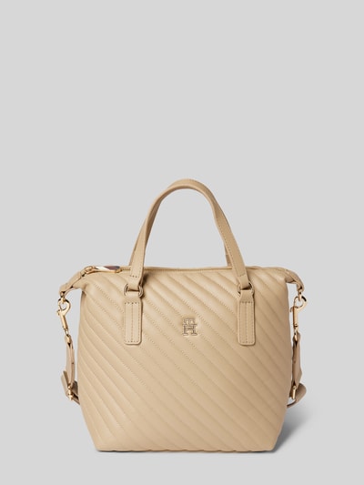 Tommy Hilfiger Tote bag met structuurmotief, model 'POPPY REFORM' Beige - 2