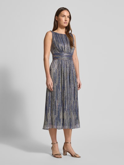 SWING Cocktailkleid mit Rundhalsausschnitt Blau 1
