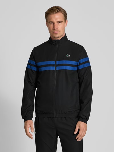 Lacoste Regular Fit Tracksuit mit Kontraststreifen  Black 4