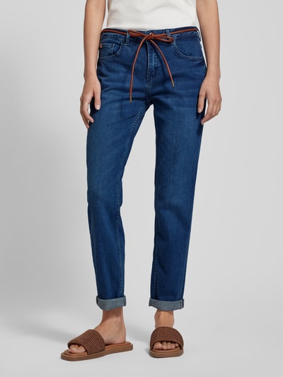 Rosner Regular fit jeans met strikceintuur, model 'MASHA GIRLFRIEND' Blauw - 4