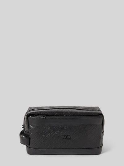 Karl Lagerfeld Toilettas met labelapplicatie, model 'BUM BAG' Zwart - 1