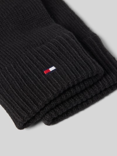 Tommy Hilfiger Handschuhe aus Baumwoll-Kaschmir-Mix Black 2
