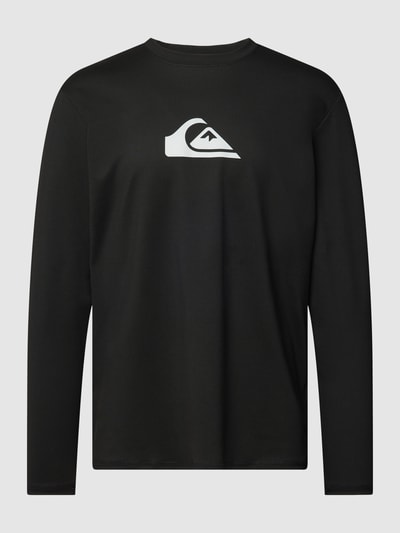 Quiksilver Shirt met lange mouwen en labelprint Zwart - 2