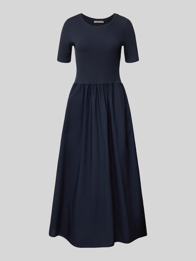 Christian Berg Woman Selection Midikleid in Falten-Optik Marine 2