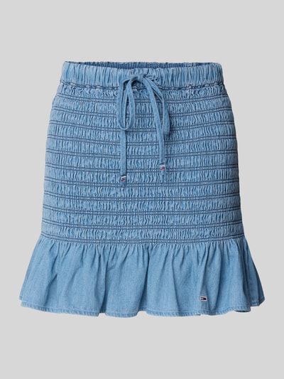 Tommy Jeans Eng anliegender Mini-Rock aus reiner Baumwolle Jeansblau 2