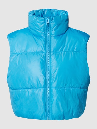 Jake*s Casual Bodywarmer met opstaande kraag Blauw - 2