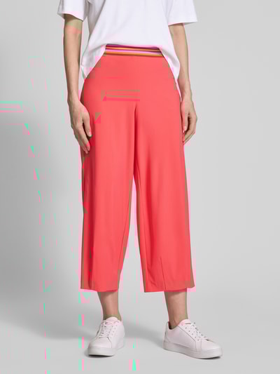 Raffaello Rossi Regular fit culotte met vaste persplooien, model 'SALLY' Koraal - 4