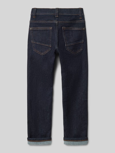 s.Oliver RED LABEL Jeansy z prostą nogawką z mieszanki bawełny  Ciemnoniebieski 3