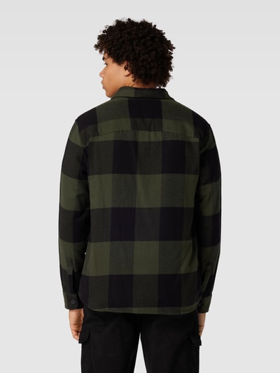ONLY & SONS Regular Fit Freizeithemd mit Karo-Muster Modell 'MILO' Dunkelgruen 5