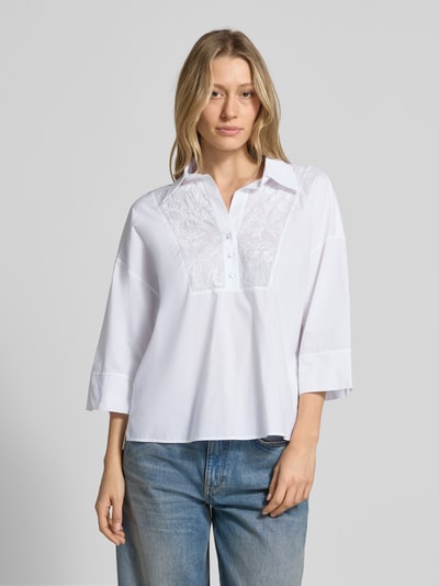 Marc Cain Blusenshirt mit 3/4-Arm Weiss 4