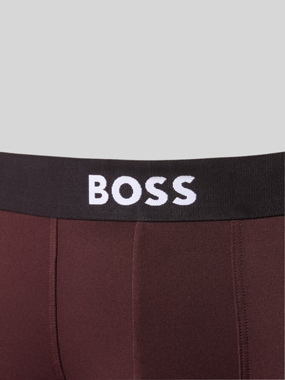 BOSS Trunk mit elastischem Logo-Bund im 3er-Pack Schoko 2