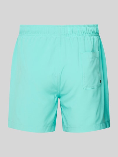 MCNEAL Relaxed Fit Badeshorts mit Logo-Stitching Helltuerkis 3