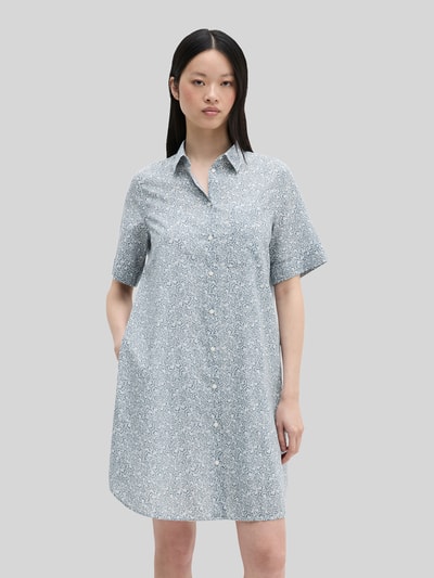 Marc O'Polo Loose Fit Freizeitkleid aus reiner Baumwolle Mint 4