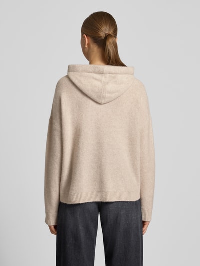 Hemisphere Strickpullover aus Kaschmir-Mix mit Kapuze Taupe 5