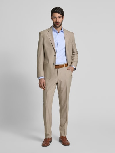 BOSS Pantalon met achterzakken, model 'Leon' Beige - 1