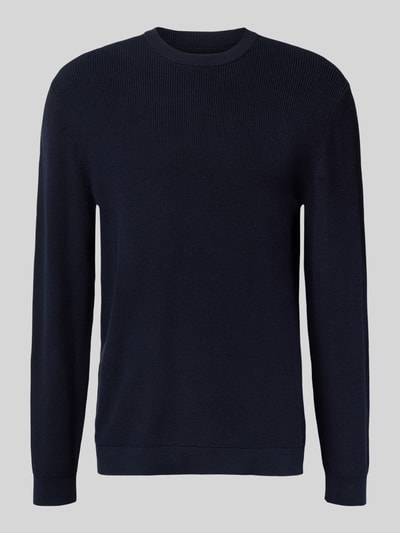 MCNEAL Strickpullover mit gerippten Abschlüssen Marine 2