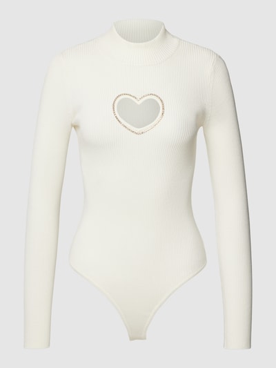 Guess Body z obszyciem ozdobnymi kamieniami model ‘HEART’ Biały 2