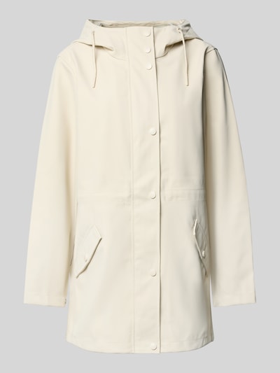Vero Moda Regular Fit Funktionsjacke mit Taillen-Kordelzug Modell 'MALOU' Offwhite 2