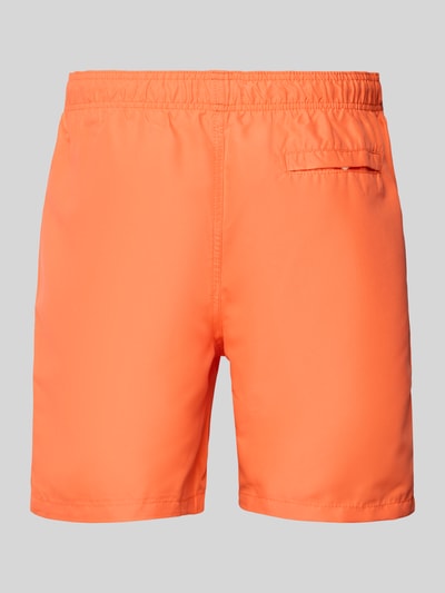 Shiwi Regular Fit Badehose mit Label-Patch Modell 'Mike' Orange 3