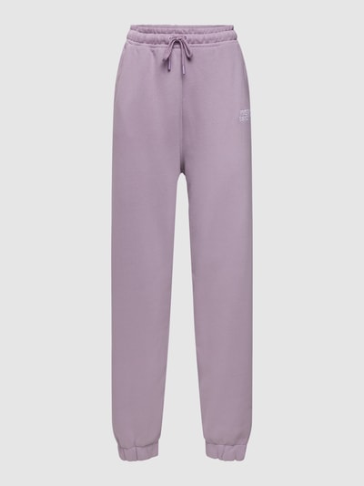 REVIEW Sweatpants mit Label-Detail Purple 2