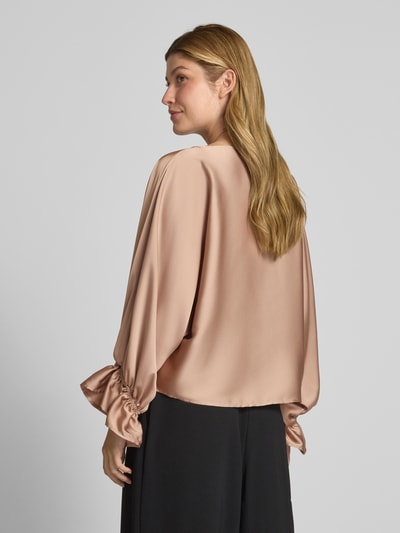 V by Vera Mont Relaxed Fit Bluse mit U-Boot-Ausschnitt Beige 5