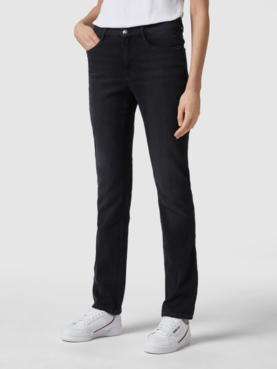 Brax Slim fit jeans met Swarovski®-kristallen, model 'Mary' Donkergrijs - 4