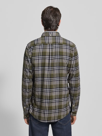 Barbour Slim Fit Freizeithemd aus reiner Baumwolle Marine 5