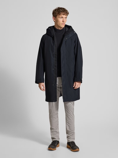 PEAK PERFORMANCE Parka z krytą listwą model ‘Treeline’ Czarny 1