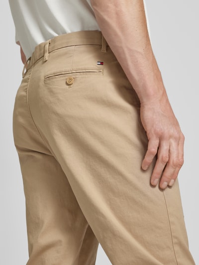 Tommy Hilfiger Chino met achterzakken, model 'HARLEM' Beige - 3